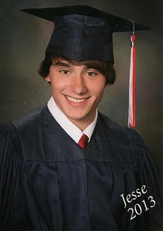 Jesse 2013 cap and gown